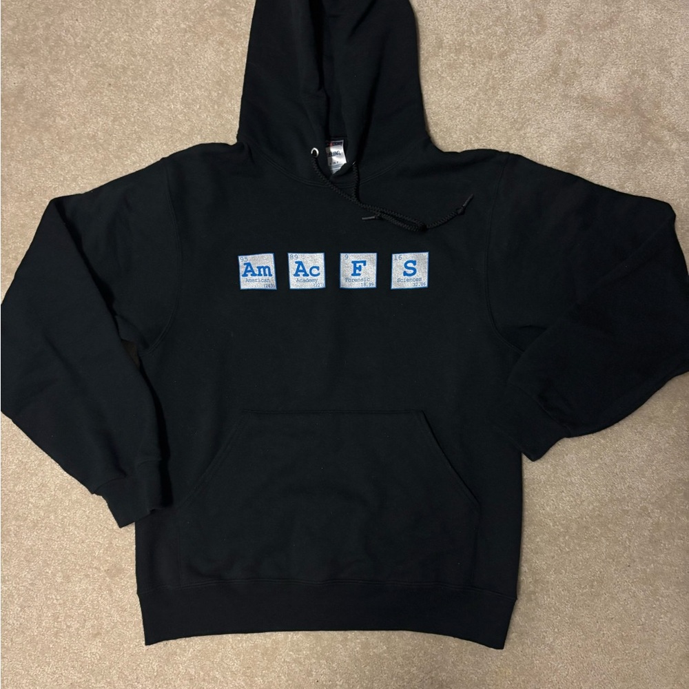 Black AAFS Forensic Sciences Hoodie